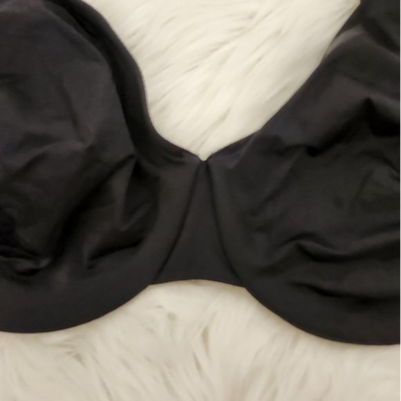 Calvin Klein Seductive Modern Seamless Comfort Unpadded Underwire Bra Black 38DD - Picture 3 of 8